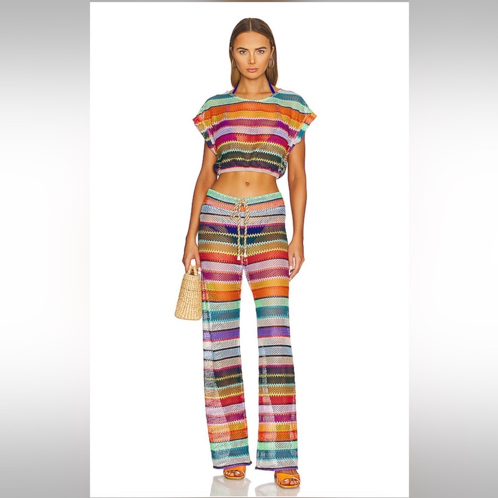 PQ Swim Multicolor Striped Coverup Set - on the website now at full price!